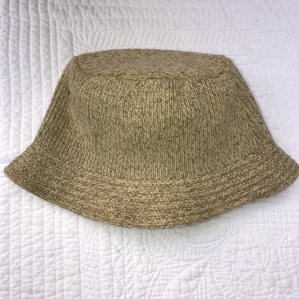 Muk Luks Tan Heather Knit Wool Blend Hat - 🇺🇸